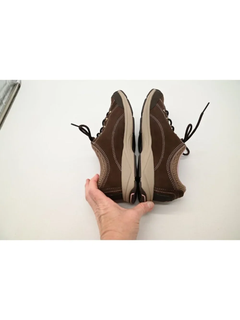 Rockport Sidewalk Expressions Chranson Walking Shoes Sz 9M Brown Purple Comfort